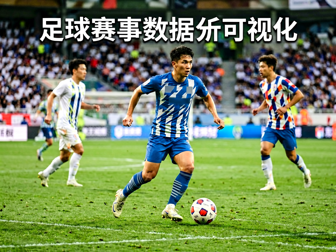 足球赛事数据分析可视化界面，展示球员跑动热区和传球路线
